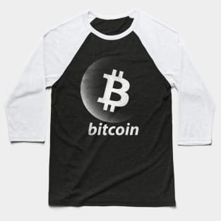 Vintage Bitcoin BTC Coin To The Moon Crypto Token Cryptocurrency Blockchain Wallet Birthday Gift For Men Women Kids Baseball T-Shirt